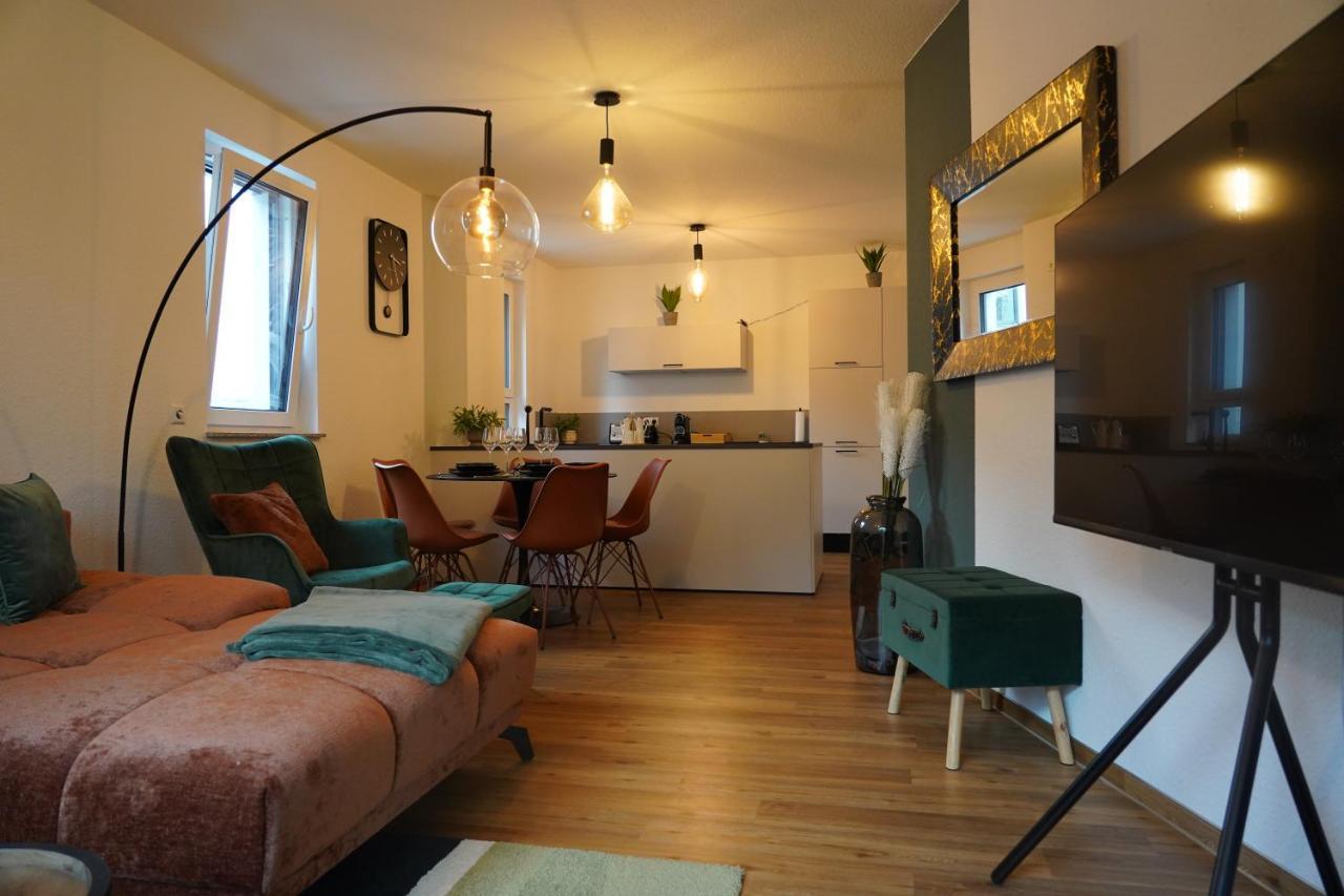 Design-Apartment I Direkt Im Zentrum I Boxspring I Nespresso I Terrasse Mit Garten I Parkplatz 바트크로찡엔 외부 사진