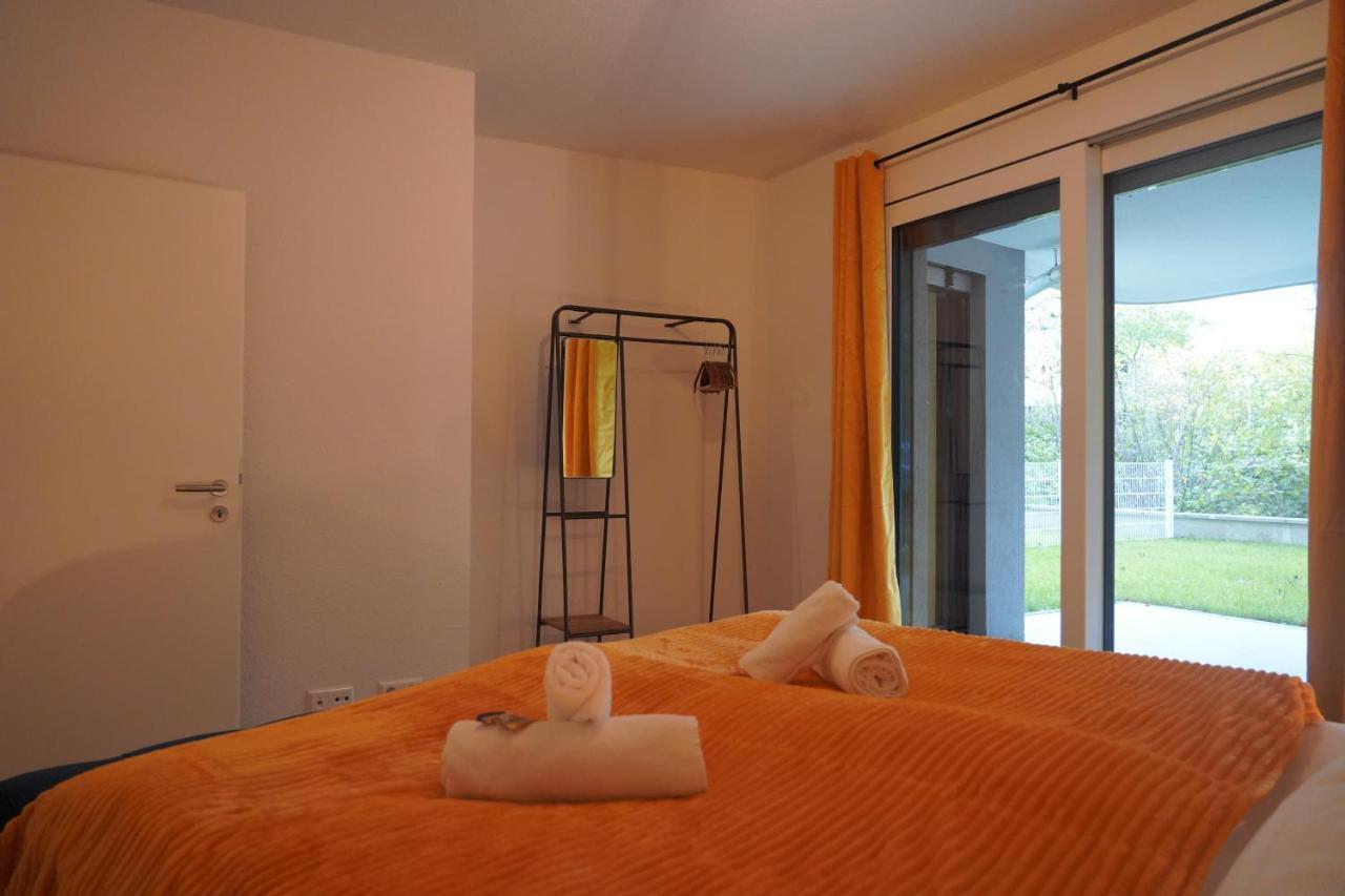 Design-Apartment I Direkt Im Zentrum I Boxspring I Nespresso I Terrasse Mit Garten I Parkplatz 바트크로찡엔 외부 사진
